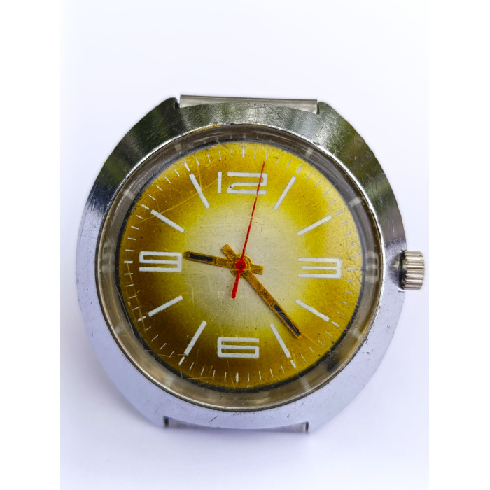 Vintage Poljot Vulkan Men’s Watch – Soviet Era Elegance