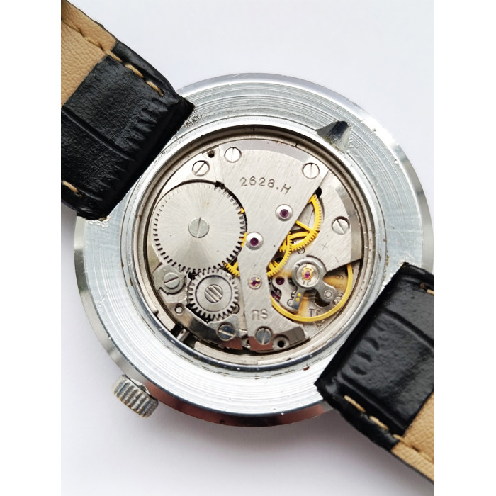 Raketa Cities World Time RARE Vintage Men's Watch 1980s Mechanical Wristwatch
