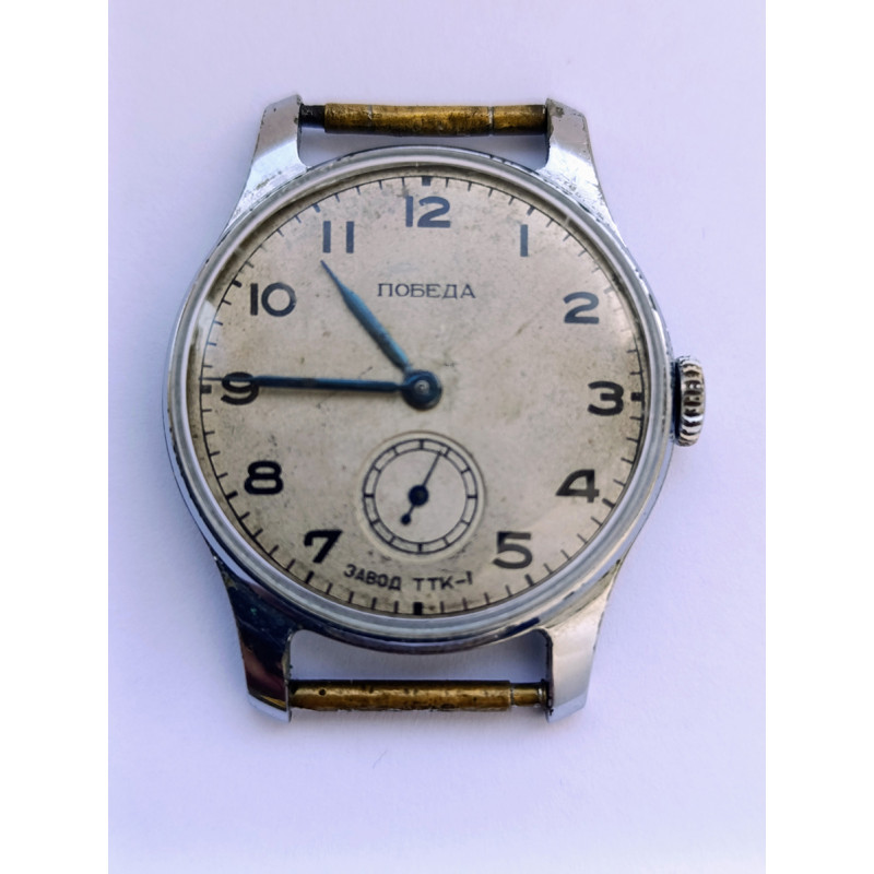 Pobeda Watch TTK-1 Rare Soviet Watch | Factory Precision Technical Stones 1952 Pobeda Watch TTK-1 Rare Soviet Watch | Factory Precision Technical Stones 1952