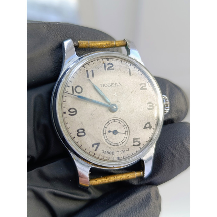 Pobeda Watch TTK-1 Rare Soviet Watch | Factory Precision Technical Stones 1952