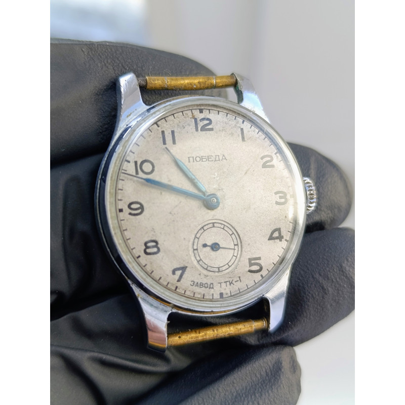Pobeda Watch TTK-1 Rare Soviet Watch | Factory Precision Technical Stones 1952 Pobeda Watch TTK-1 Rare Soviet Watch | Factory Precision Technical Stones 1952