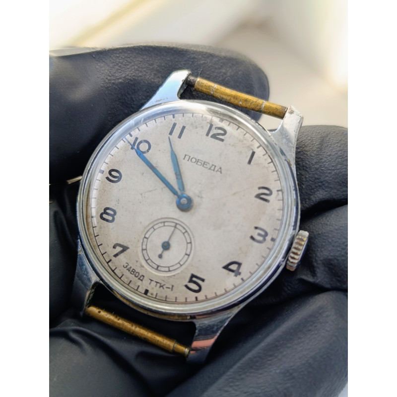 Pobeda Watch TTK-1 Rare Soviet Watch | Factory Precision Technical Stones 1952 Pobeda Watch TTK-1 Rare Soviet Watch | Factory Precision Technical Stones 1952
