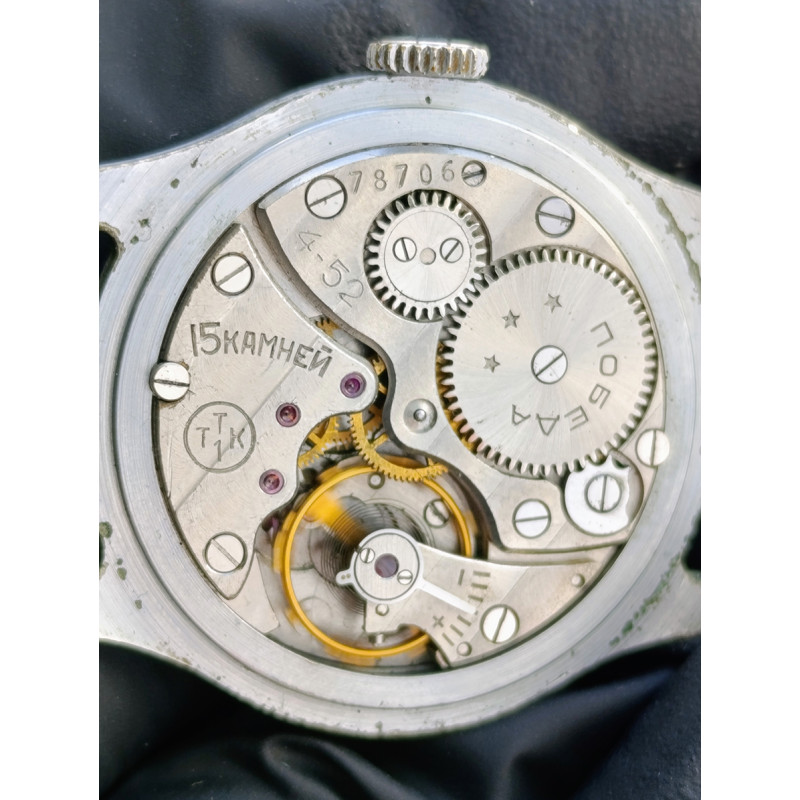 Pobeda Watch TTK-1 Rare Soviet Watch | Factory Precision Technical Stones 1952 Pobeda Watch TTK-1 Rare Soviet Watch | Factory Precision Technical Stones 1952