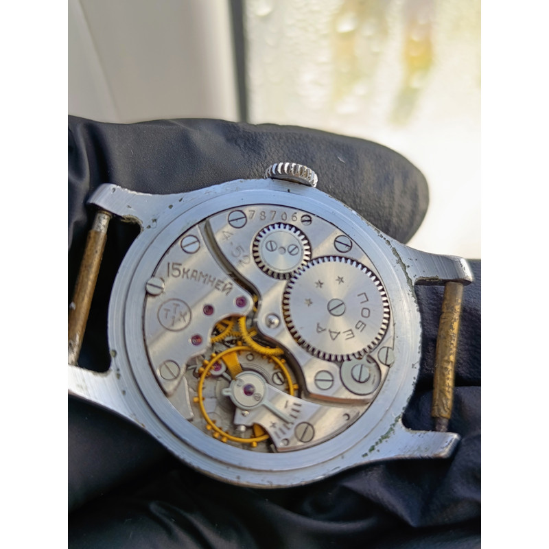 Pobeda Watch TTK-1 Rare Soviet Watch | Factory Precision Technical Stones 1952 Pobeda Watch TTK-1 Rare Soviet Watch | Factory Precision Technical Stones 1952