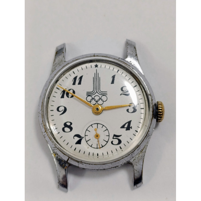 Pobeda 2602 Olympic Soviet Watch Collectible Soviet Women's Watch with Olympic Symbols 1970s