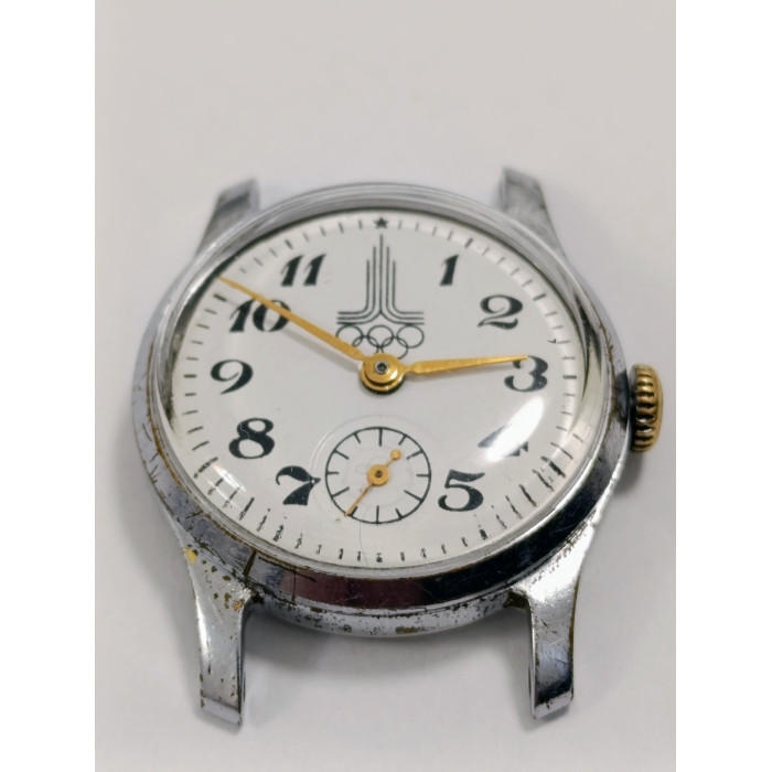 Pobeda 2602 Olympic Soviet Watch Collectible Soviet Women's Watch with Olympic Symbols 1970s