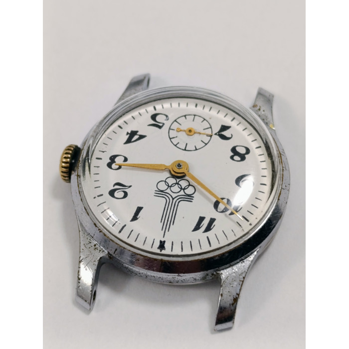 Pobeda 2602 Olympic Soviet Watch Collectible Soviet Women's Watch with Olympic Symbols 1970s