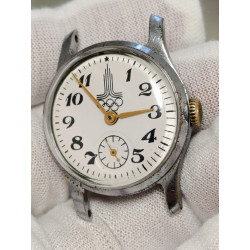Pobeda 2602 Olympic Soviet Watch Collectible Soviet Women's Watch with Olympic Symbols 1970s