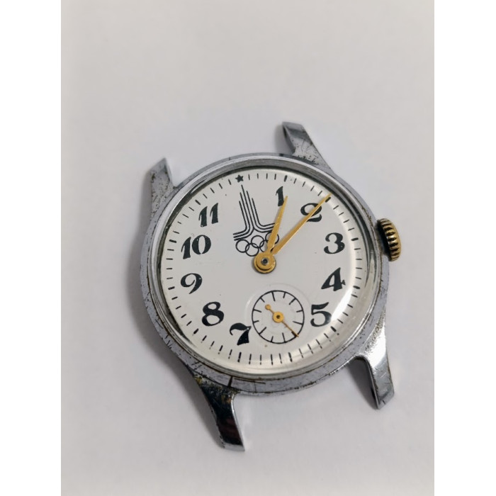 Pobeda 2602 Olympic Soviet Watch Collectible Soviet Women's Watch with Olympic Symbols 1970s
