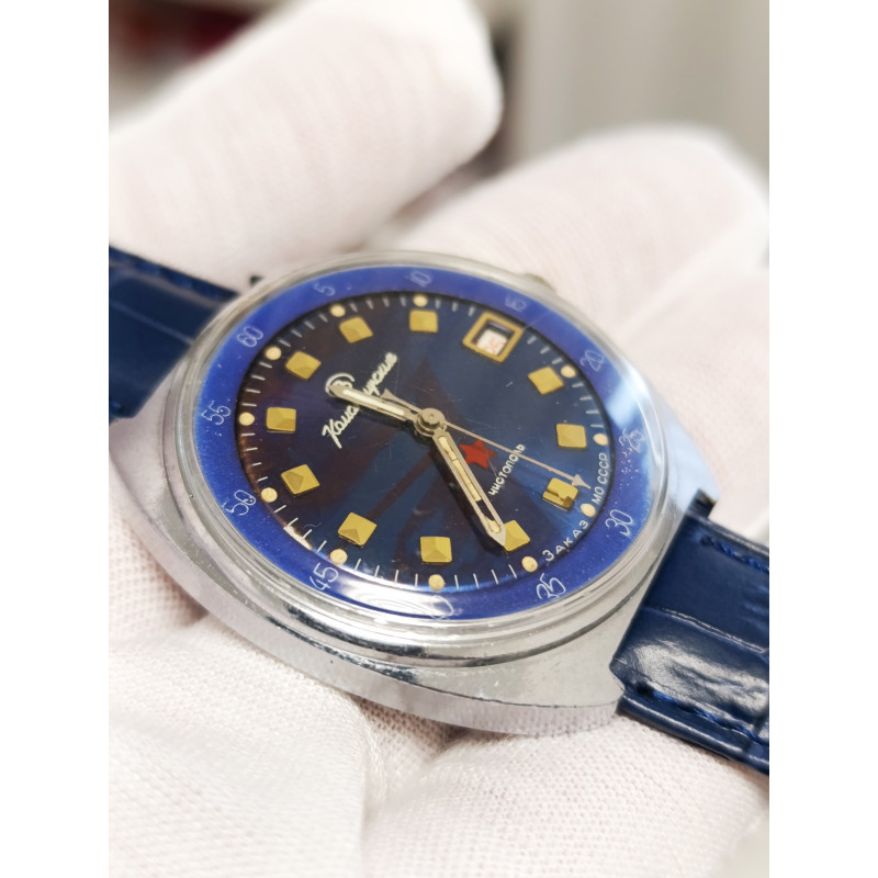 Soviet Watch VOSTOK 2214 Komandirskie Zakaz MO Mechanical Military Stop-Second Soviet Watch VOSTOK 2214 Komandirskie Zakaz MO Mechanical Military Stop-Second