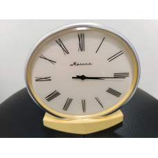 Molnija Soviet Table Clock. Vintage Clock 1960s Made in USSR