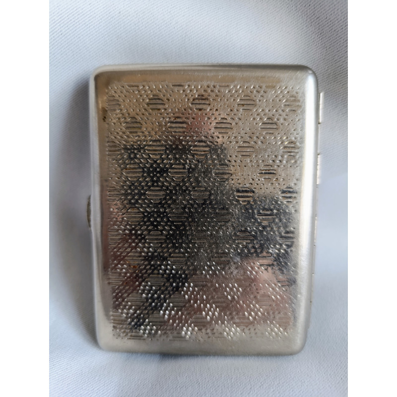 Soviet Cigarette Case Polotsk Metal Vintage Cigarette Holder Made in USSR 1970s Soviet Cigarette Case Polotsk Metal Vintage Cigarette Holder Made in USSR 1970s