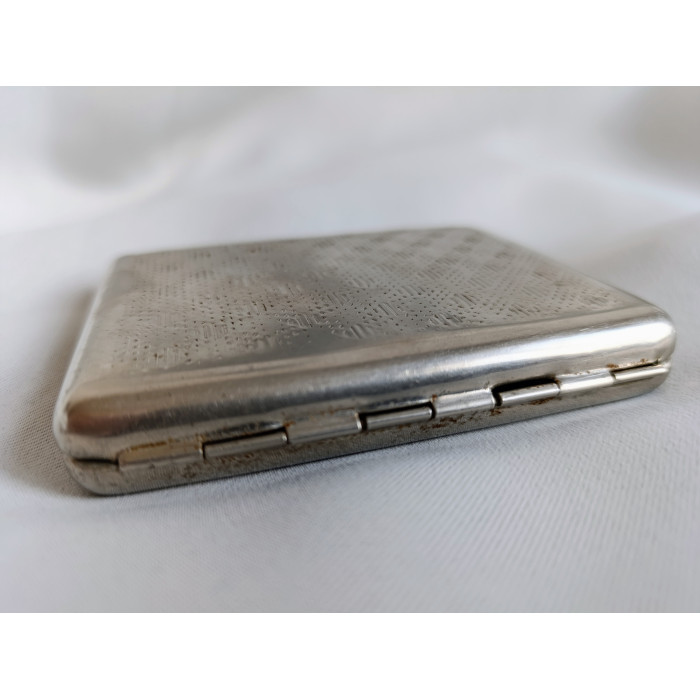 Soviet Cigarette Case Polotsk Metal Vintage Cigarette Holder Made in USSR 1970s