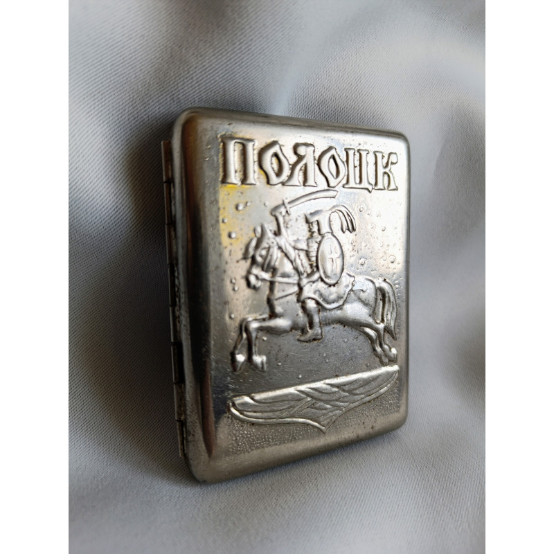 Soviet Cigarette Case Polotsk Metal Vintage Cigarette Holder Made in USSR 1970s Soviet Cigarette Case Polotsk Metal Vintage Cigarette Holder Made in USSR 1970s
