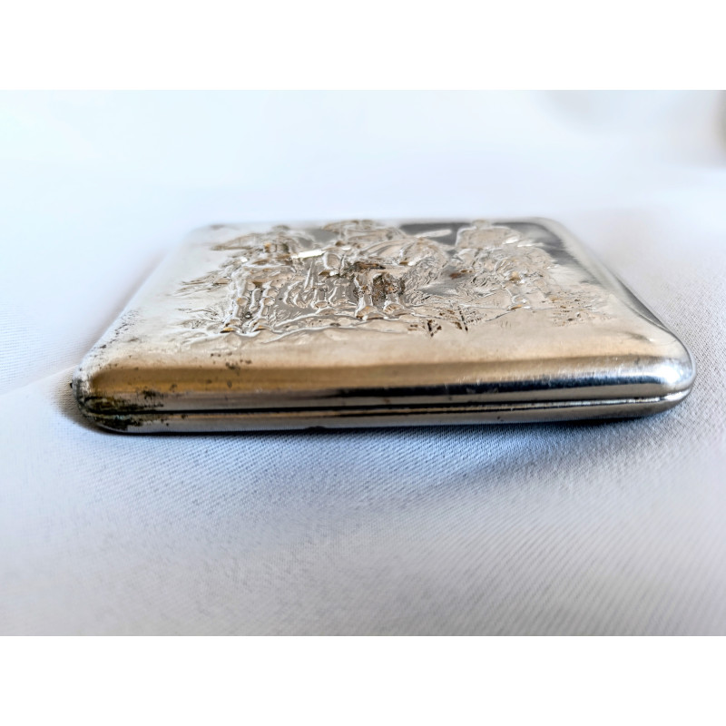 Soviet Cigarette Case Three Bogatyrs Metal Vintage Cigarette Holder Made in USSR 1960s Soviet Cigarette Case Three Bogatyrs Metal Vintage Cigarette Holder Made in USSR 1960s