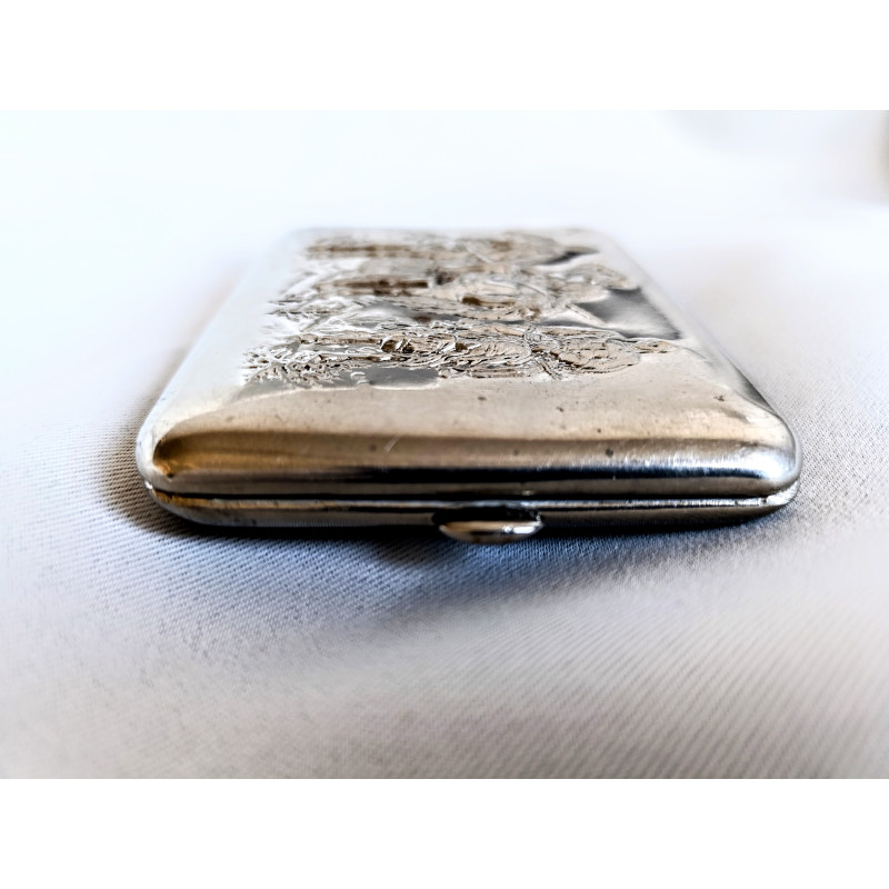 Soviet Cigarette Case Three Bogatyrs Metal Vintage Cigarette Holder Made in USSR 1960s Soviet Cigarette Case Three Bogatyrs Metal Vintage Cigarette Holder Made in USSR 1960s