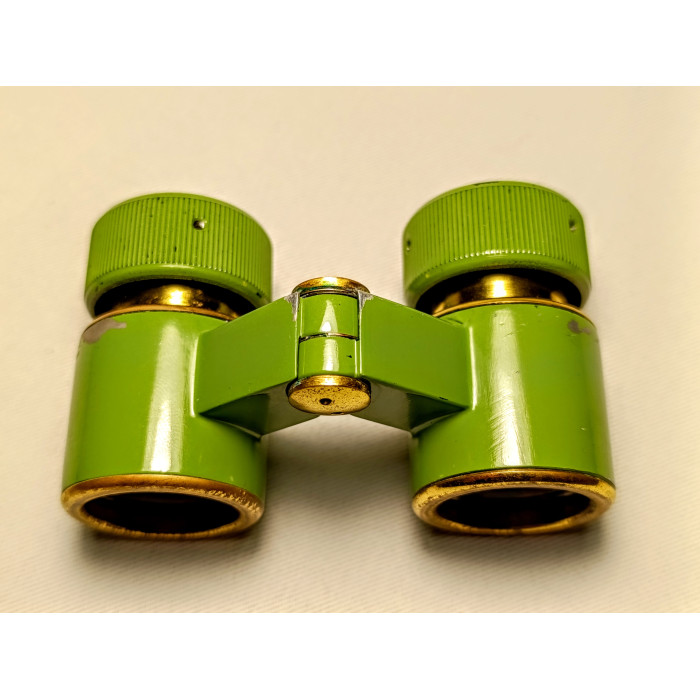 Soviet Opera Glasses BGT2 2.5x24 Rare Green Original Opera Binoculars Made in USSR 1980s