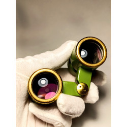 Soviet Opera Glasses BGT2 2.5x24 Rare Green Original Opera Binoculars Made in USSR 1980s Soviet Opera Glasses BGT2 2.5x24 Rare Green Original Opera Binoculars Made in USSR 1980s