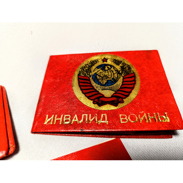 Vintage Set Documents USSR Citizens Identification Cards Passes and Others