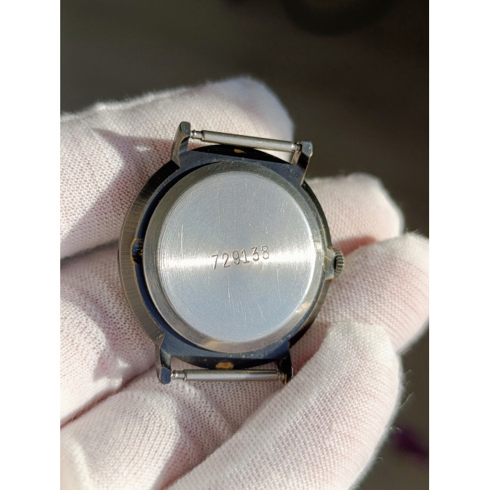 Raketa Black Prince Watch - Vintage Soviet Era Men's Wristwatch