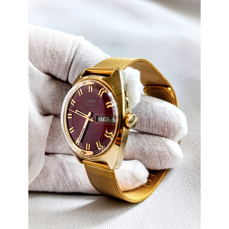 Soviet Watch Slava Cal.: 2428 Original Soviet Wristwatch Made in USSR 1980s Soviet Watch Slava Cal.: 2428 Original Soviet Wristwatch Made in USSR 1980s