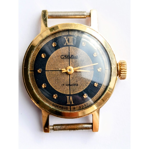 Soviet Watch Slava Cal.: 1601 – Vintage Women's Watch with 17 Jewels and Leather Strap Soviet Watch Slava Cal.: 1601 – Vintage Women's Watch with 17 Jewels and Leather Strap
