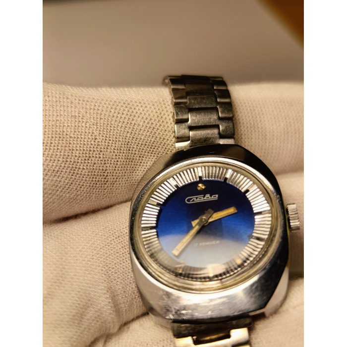 Soviet Vintage Watch Slava Rare Ladies Russian Wristwatch  Made in USSR 1980s
