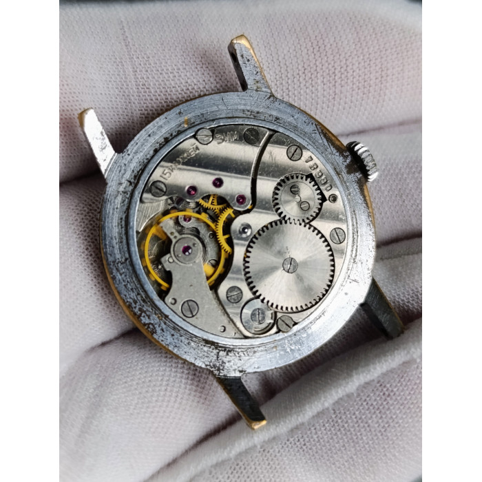 Watch Pobeda 2602 Russian Soviet Mechanical Men's Wristwatch Made in USSR 1960s