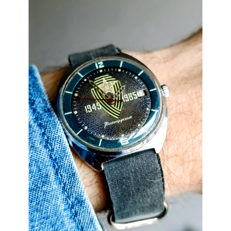 Vostok Komandirskie Cal.: 2234 Hack Function Original Vintage Soviet Wristwatch Chistopol Watch Factory 1985 Vostok Komandirskie Cal.: 2234 Hack Function Original Vintage Soviet Wristwatch Chistopol Watch Factory 1985