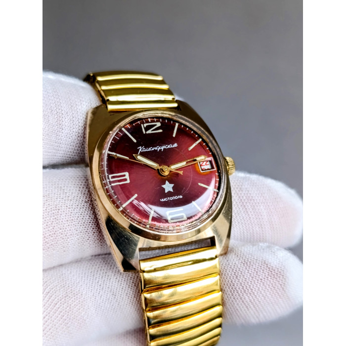 Vostok Komandirskie Original Soviet Watch Cal.:2234 18 Jewels Hack Function Made in USSR 1970s