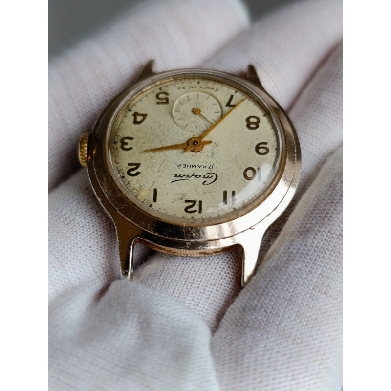 Soviet Watch Start Model: 99ЧН/1 Cal.: 2602 17 Jewels Second Moscow Watch Factory 1950s Soviet Watch Start Model: 99ЧН/1 Cal.: 2602 17 Jewels Second Moscow Watch Factory 1950s