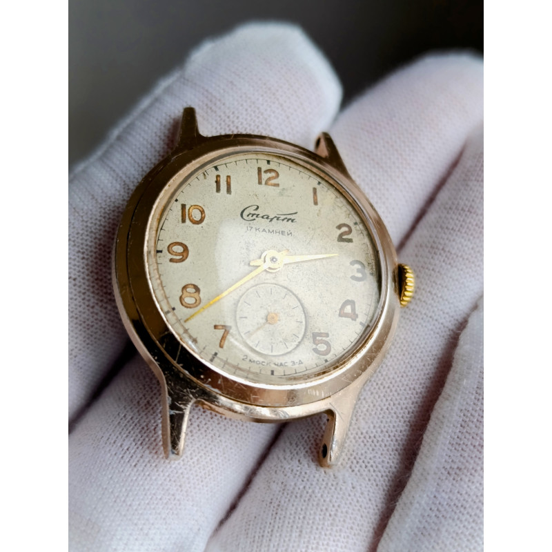 Soviet Watch Start Model: 99ЧН/1 Cal.: 2602 17 Jewels Second Moscow Watch Factory 1950s Soviet Watch Start Model: 99ЧН/1 Cal.: 2602 17 Jewels Second Moscow Watch Factory 1950s
