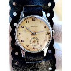 Soviet Watch Pobeda Cal.: 2602 15 Jewels Vintage Wristwatch Made in USSR 1955
