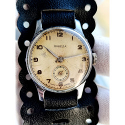 Soviet Watch Pobeda Cal.: 2602 15 Jewels Vintage Wristwatch Made in USSR 1955
