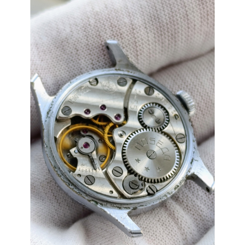 Pobeda 2602 Vintage Watch Cal.: 2602 15 Jewels Made in USSR 1955 Chistopol Watch Factory Pobeda 2602 Vintage Watch Cal.: 2602 15 Jewels Made in USSR 1955 Chistopol Watch Factory