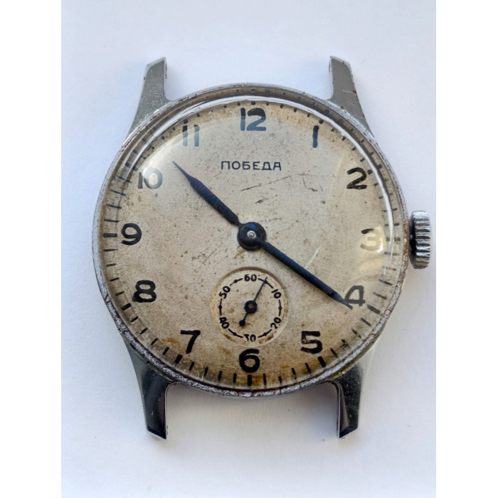 Pobeda 2602 Vintage Watch Cal.: 2602 15 Jewels Made in USSR 1955 Chistopol Watch Factory