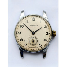 Rare Pobeda Watch 2 Moscow Watch Factory Vintage Soviet Wrist Watch 1954