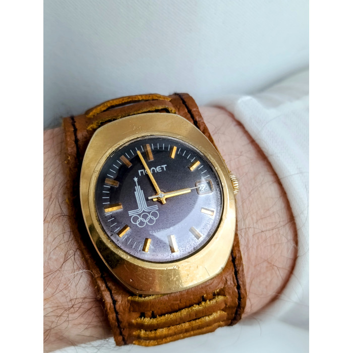Vintage Poljot 2614.2H Soviet Olympic Watch – Moscow 1980 17 Jewels