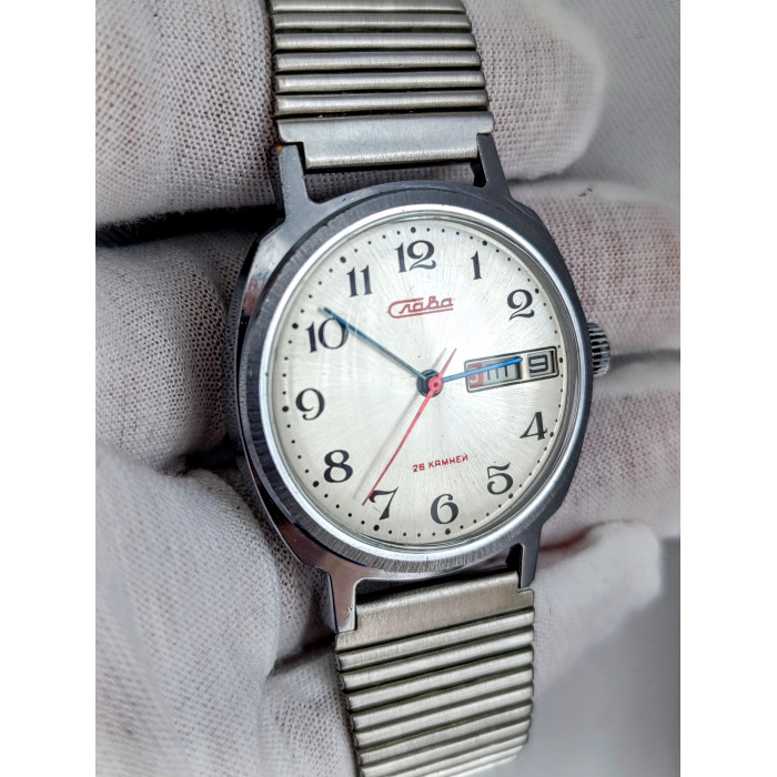 Slava Original Soviet Watch  Cal.: 2428  Made in USSR Second Moscow Watch Factory 1980s