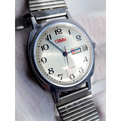 Slava Original Soviet Watch  Cal.: 2428  Made in USSR Second Moscow Watch Factory 1980s
