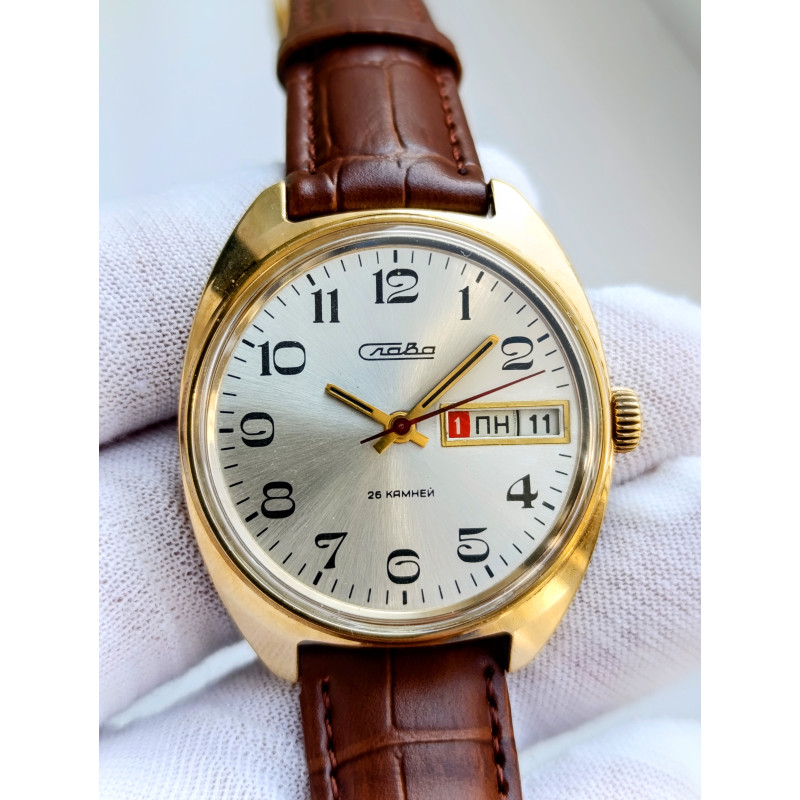 Rare Slava 2428 Vintage Watch | Second Moscow Factory Soviet Timepiece (1980s) Rare Slava 2428 Vintage Watch | Second Moscow Factory Soviet Timepiece (1980s)