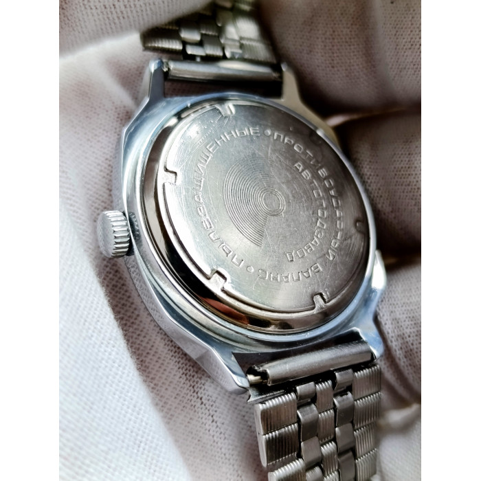 Raketa Soviet Mechanical Watch Automatic Winding Caliber 2627.H 29 Jewels Made in USSR 1980s