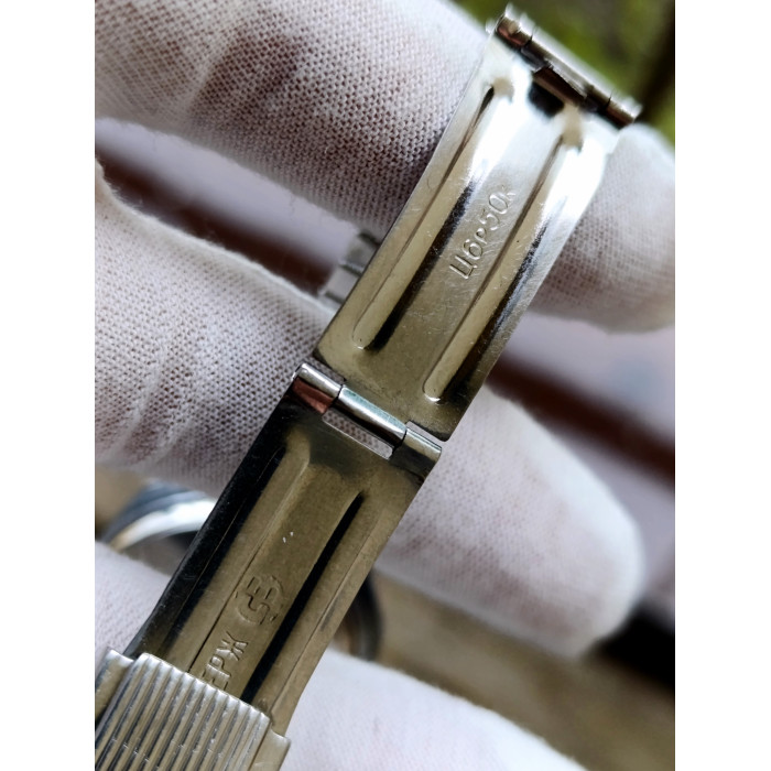 Raketa Soviet Mechanical Watch Automatic Winding Caliber 2627.H 29 Jewels Made in USSR 1980s