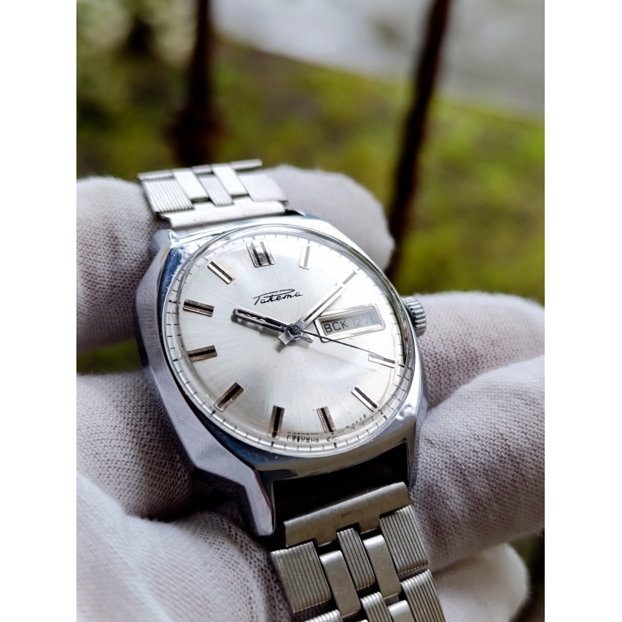 Raketa Soviet Mechanical Watch Automatic Winding Caliber 2627.H 29 Jewels Made in USSR 1980s