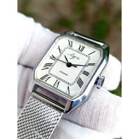 Luch 2209 Authentic USSR Square Watch | Vintage Soviet Horology with Milanese Band
