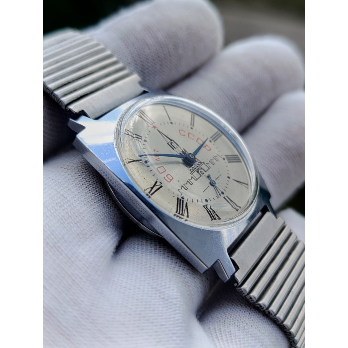 Vintage Soviet Pobeda Watch with Kremlin - 60 Years of USSR Anniversary Edition
