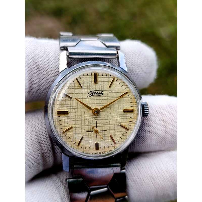 Vintage ZIM Watch by Maslennikov Factory with Rare Dial Vintage ZIM Watch by Maslennikov Factory with Rare Dial