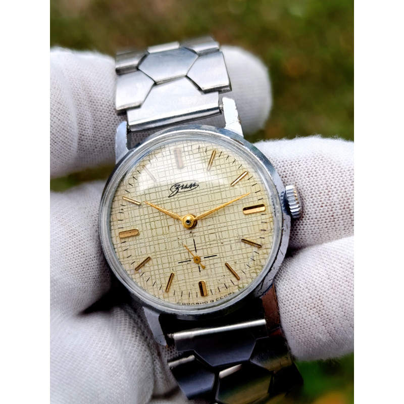 Vintage ZIM Watch by Maslennikov Factory with Rare Dial Vintage ZIM Watch by Maslennikov Factory with Rare Dial