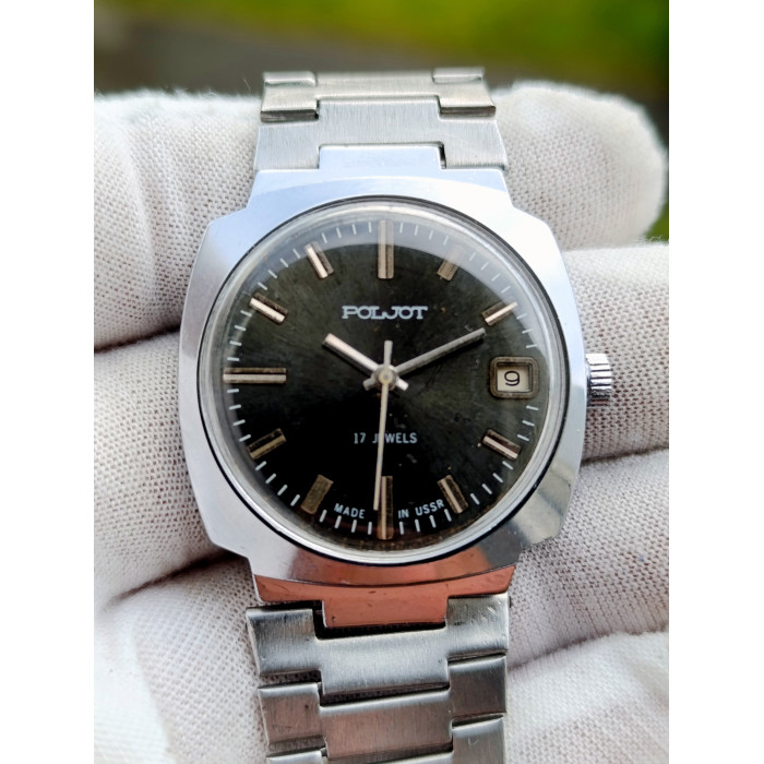 Soviet Watch Poljot 2614.2H Rare Mechanical Wristwatch First Moscow Watch Factory Made in USSR 1980s