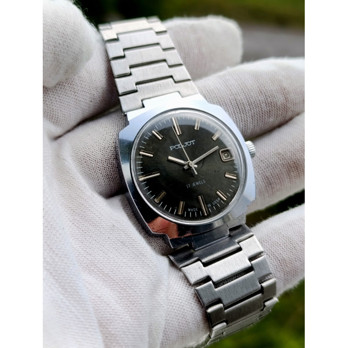 Soviet Watch Poljot 2614.2H Rare Mechanical Wristwatch First Moscow Watch Factory Made in USSR 1980s